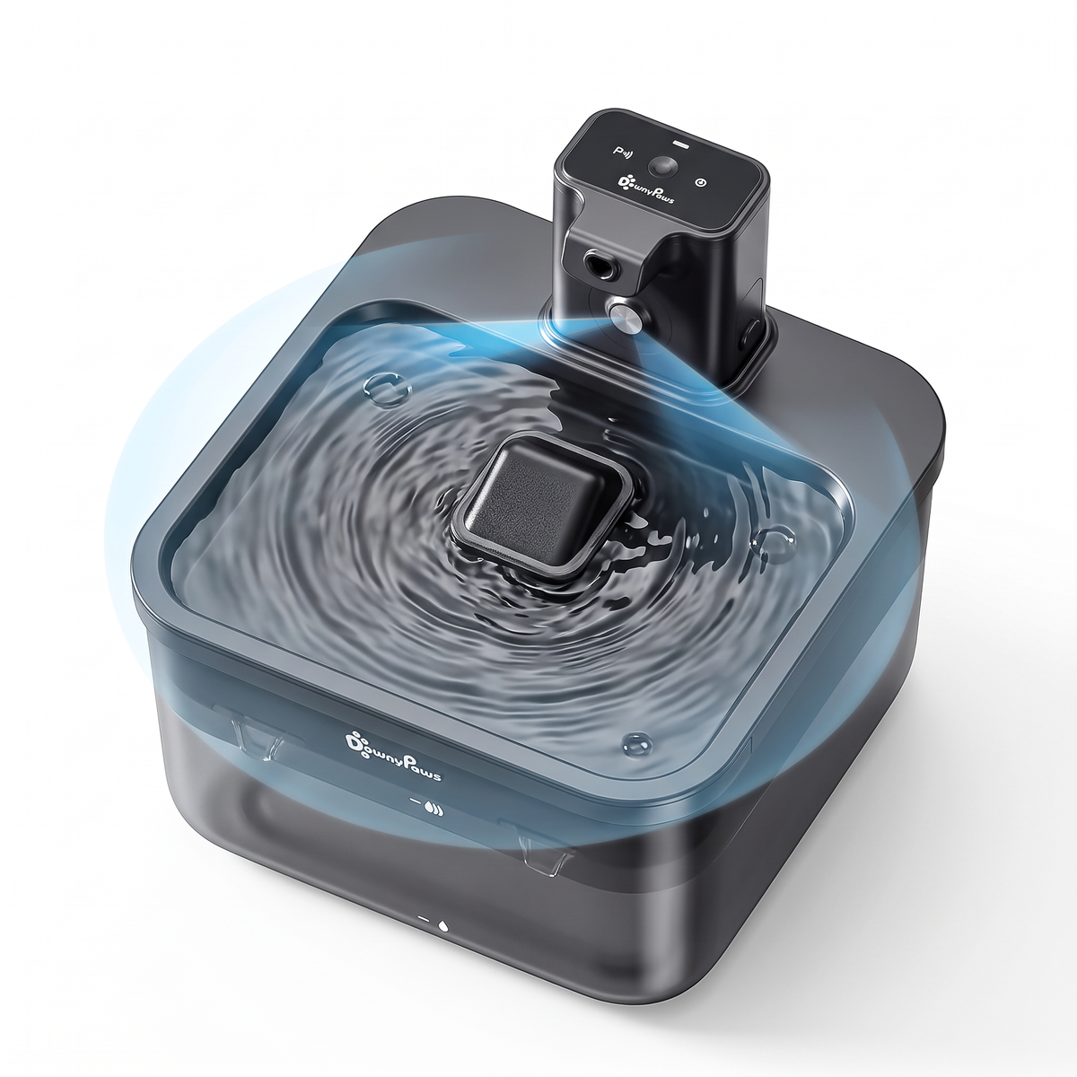 Fontaine à eau pour chat sans fil
