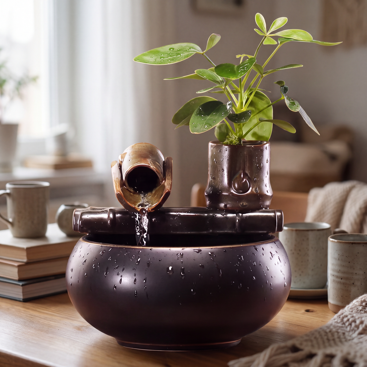 Fontaine à eau pour chat avec câble USB