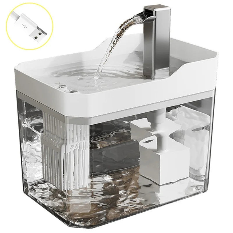 Fontaine à eau pour chat anti chauffe